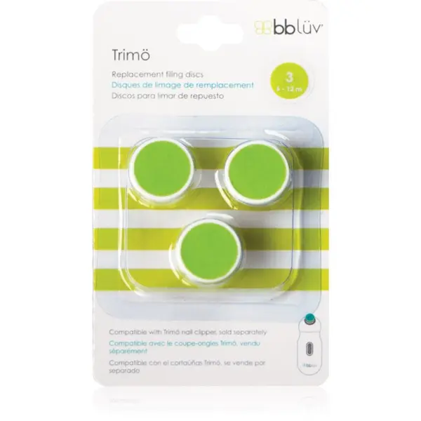 BBLÜV BBLÜV Trimö резервни приставки детска пила за нокти 6-12m 3 бр.