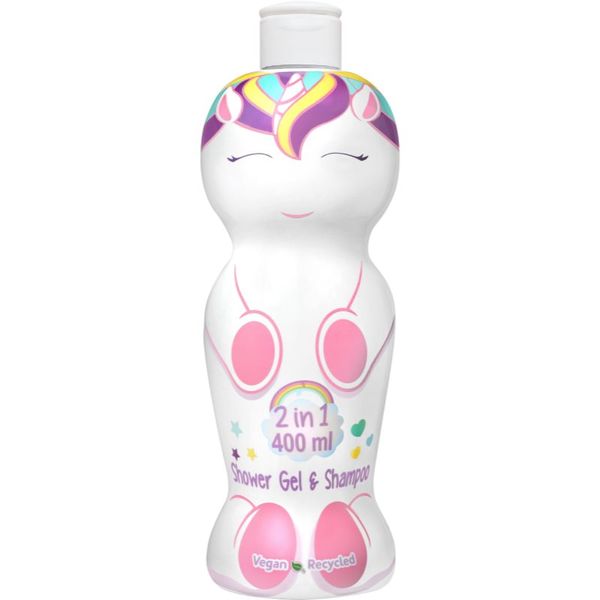 Be a Unicorn Be a Unicorn Shampoo & Shower Gel душ гел и шампоан 2 в 1 за деца 400 мл.