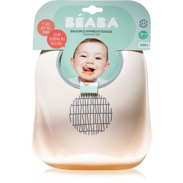 Beaba Beaba Training Bib 4 months+ лигавник Pink Grid 1 бр.
