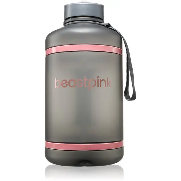 BeastPink BeastPink Hyper Hydrator бутилка за вода със сламка боя Grey 2200 мл.