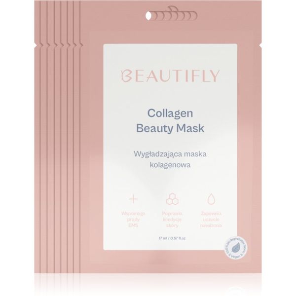 Beautifly Beautifly Collagen Beauty Mask Set платнена маска 8 бр.