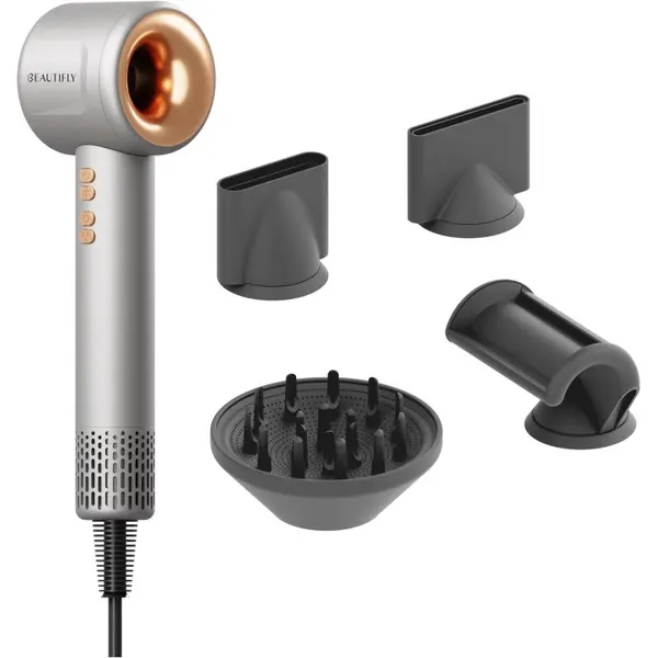 Beautifly Beautifly IonBoost сешоар Silver 1 бр.