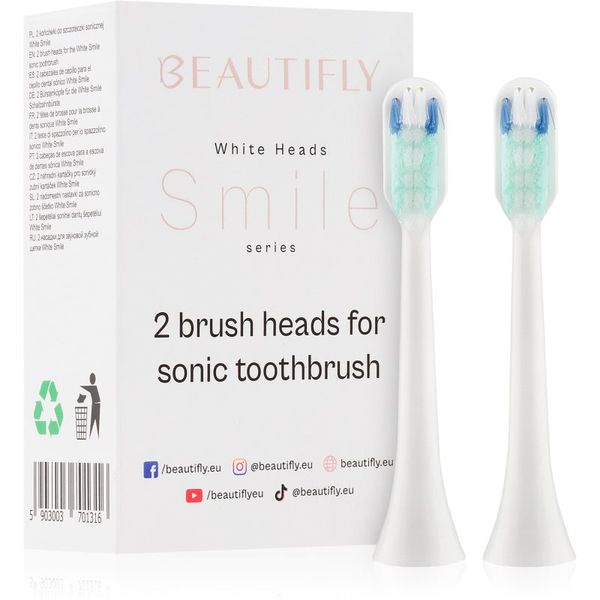 Beautifly Beautifly White Smile Toothbrush Tips резервни глави за четка за зъби 2 бр.