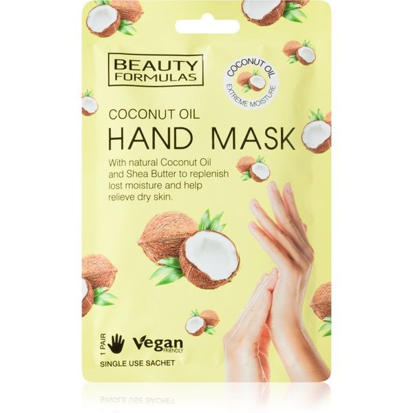 Beauty Formulas Beauty Formulas Coconut Oil хидратираща в дълбочина маска за ръце 1 бр.