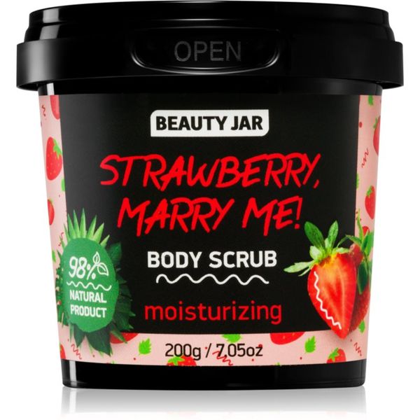 Beauty Jar Beauty Jar Strawberry, Marry Me! хидратиращ пилинг за тяло 200 гр.
