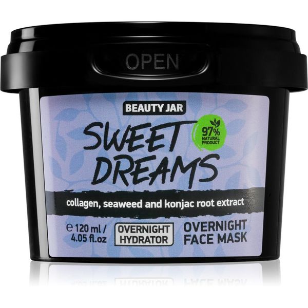 Beauty Jar Beauty Jar Sweet Dreams нощна маска за лице за освежаване и хидратация 120 мл.