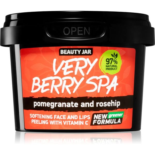 Beauty Jar Beauty Jar Very Berry Spa омекотяващ захарен пилинг за лице 120 гр.