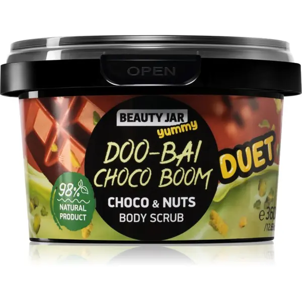 Beauty Jar Beauty Jar Yummy Doo-Bai Choco Boom нежен пилинг за тяло 360 гр.