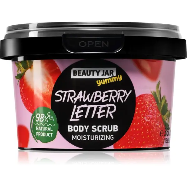 Beauty Jar Beauty Jar Yummy Strawberry Letter фин пилинг с хидратиращ ефект 360 гр.