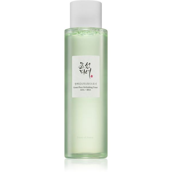 Beauty Of Joseon Beauty Of Joseon Green Plum Refreshing Toner AHA + BHA нежен ексфолиращ тоник за ежедневна употреба 150 мл.