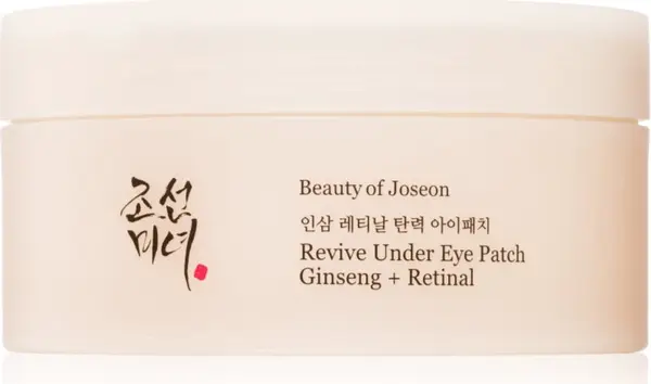 Beauty of Joseon Beauty of Joseon Revive Under Eye Patch Ginseng + Retinal хидрогел стелки със стягащ ефект 60 бр.