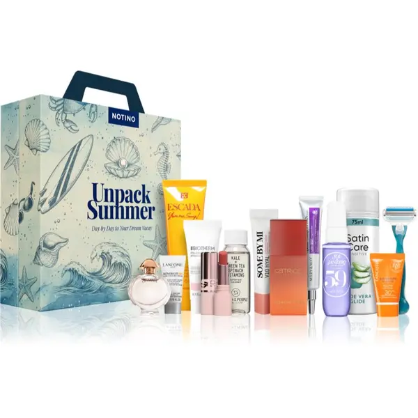 Beauty Beauty Summer Calendar 2026 – Unpack Summer подаръчен комплект на път за жени