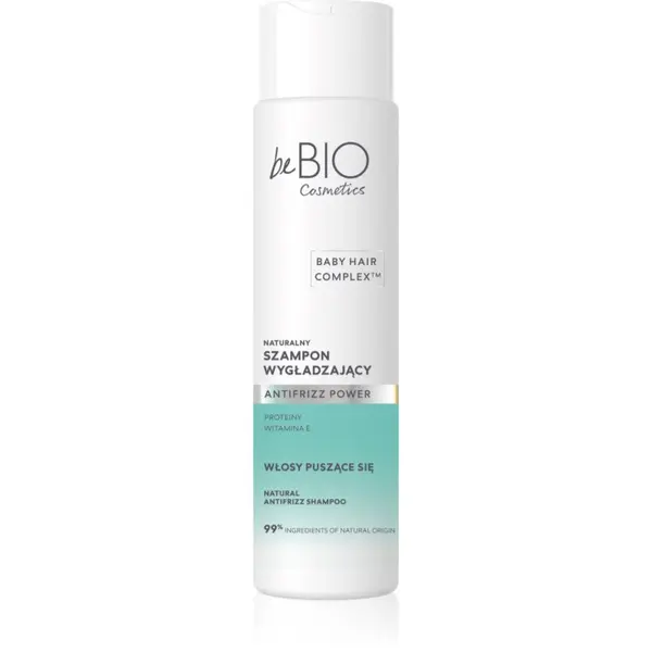 beBIO beBIO Baby Hair Complex Antifrizz Power изправящ шампоан против цъфтене 300 мл.