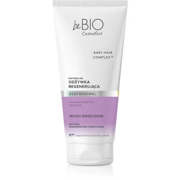 beBIO beBIO Baby Hair Complex Deep Renewal регенериращ балсам за увредена коса 200 мл.