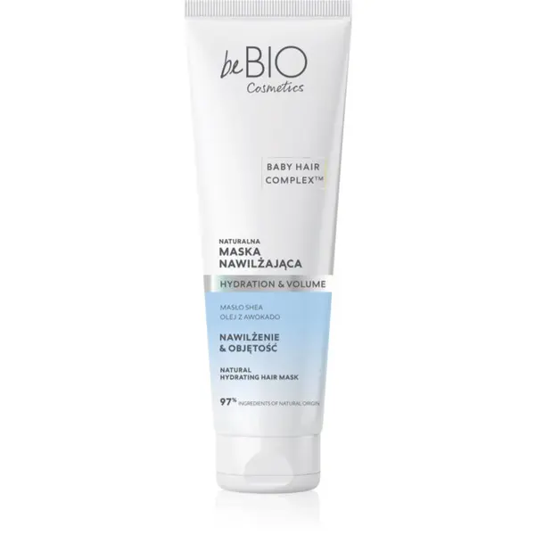 beBIO beBIO Baby Hair Complex Hydration & Volume хидратираща маска за коса за богат обем 150 мл.