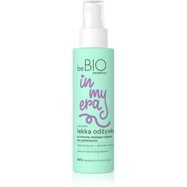 beBIO beBIO In My Era Natural Lightweight Volumizing балсам в спрей без отмиване за обем 100 мл.