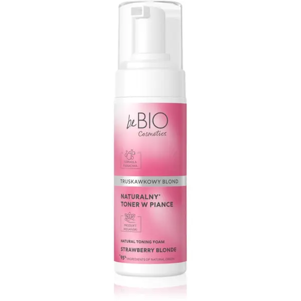 beBIO beBIO Natural Foam Toner Strawberry Blonde тонираща пяна За коса 120 мл.