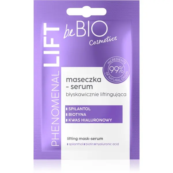 beBIO beBIO Phenomenal Lift изглаждащ лифтинг серум и маска в едно 10 мл.