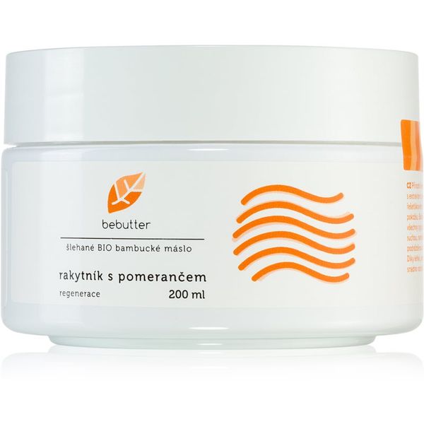 Bebutter Bebutter Whipped shea butter sea buckthorn with orange масло от шеа за регенериране на кожата 200 мл.