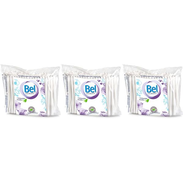 Bel Bel Cotton клечки за уши изгодна опаковка 3x160 бр.