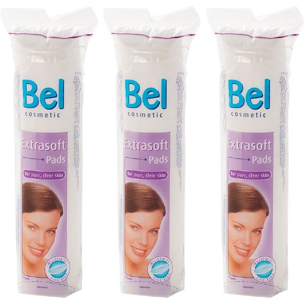 Bel Bel Extra Soft тампони за почистване на грим изгодна опаковка 3x70 бр.