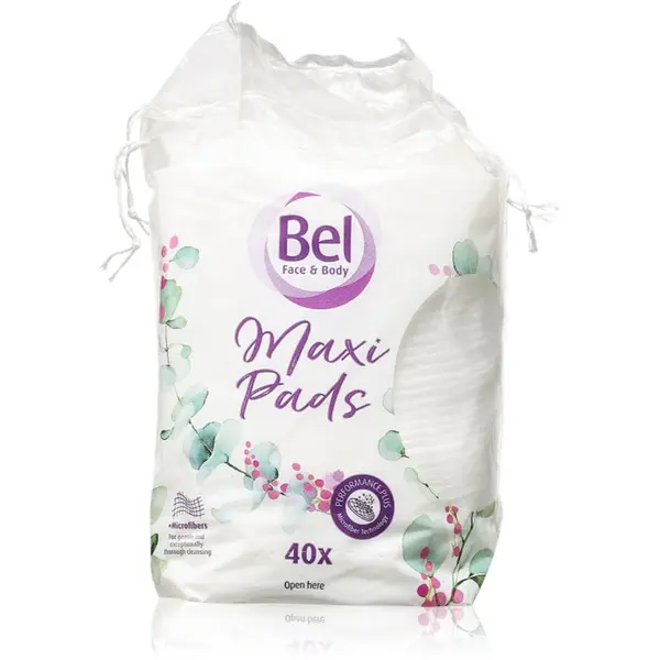 Bel Bel Face & Body тампони за почистване на грим макси 40 бр.