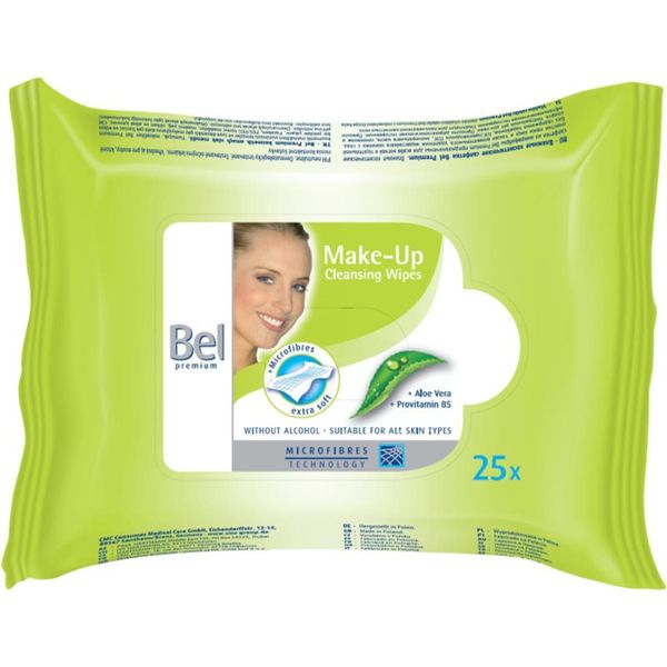 Bel Bel Premium кърпички за почистване на грим без алкохол 25 бр.