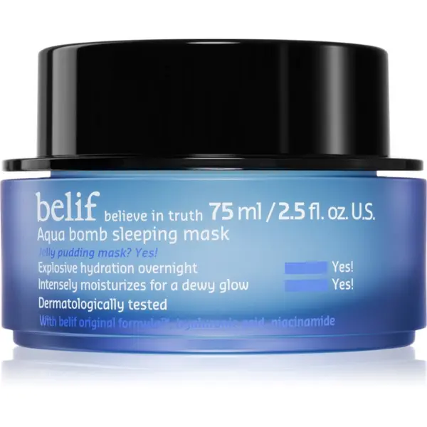 belif belif Aqua Bomb Sleeping Mask интензивна хидратираща маска за нощ 75 мл.