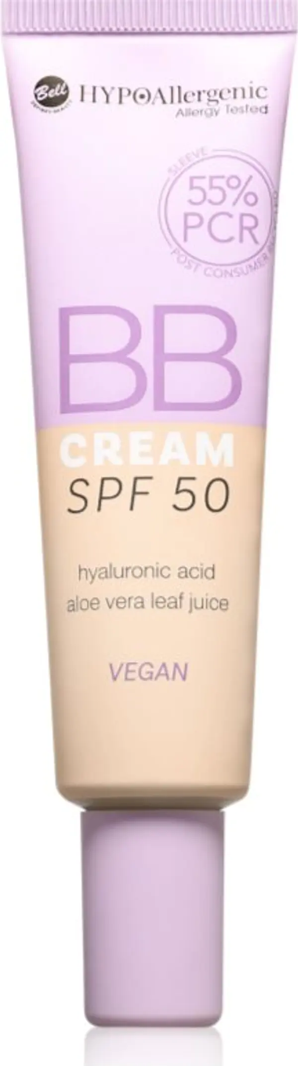 Bell Bell HYPOallergenic хидратиращ BB крем SPF 50 цвят 03 Amber 30 гр.