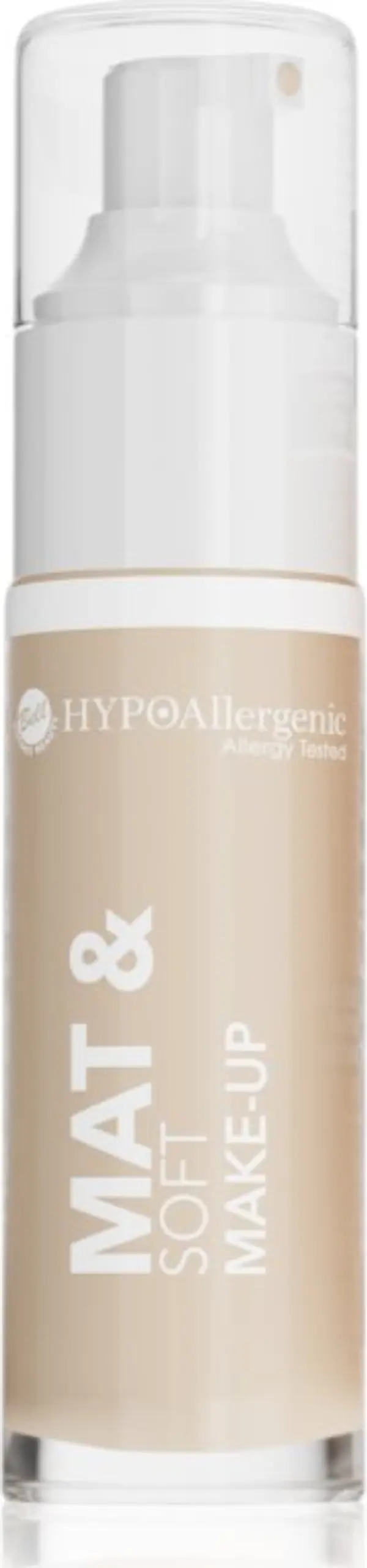 Bell Bell Hypoallergenic Mat&Soft лек матиращ фон дьо тен цвят 02 Natural 30 мл.