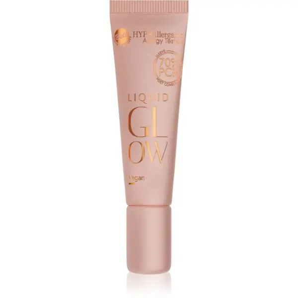 Bell Bell Hypoallergenic течен хайлайтър за лице и тяло цвят 01 Sparkling Lotus 10 гр.