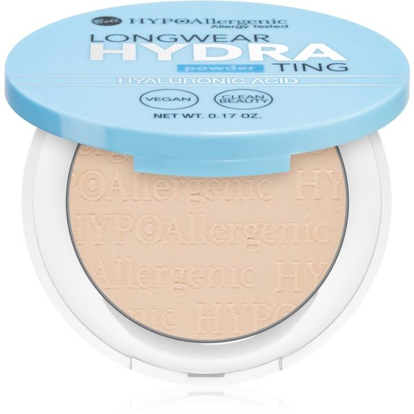 Bell Bell Longwear Hydrating Powder компактна пудра с хиалуронова киселина цвят 02 Light Beige 5 гр.