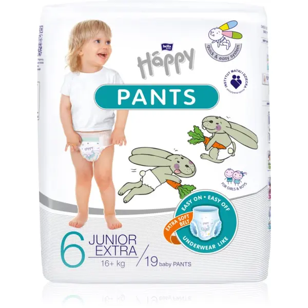 BELLA BELLA Baby Happy Pants еднократни пелени гащички Junior Extra 16kg+ 19 бр.