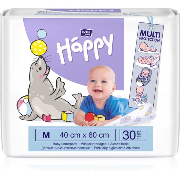 Bella Baby Happy BELLA Baby Happy Size M еднократни подложки за смяна на пелените 40x60 cm 30 бр.
