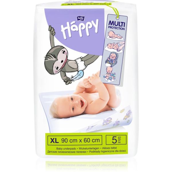 Bella Baby Happy Bella Baby Happy Size XL еднократни подложки за смяна на пелените 90x60 cm 5 бр.