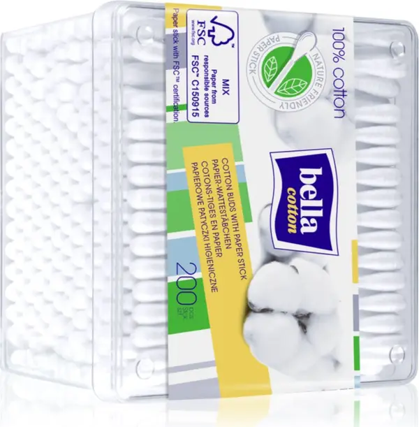 BELLA BELLA Cotton клечки за уши 200 бр.