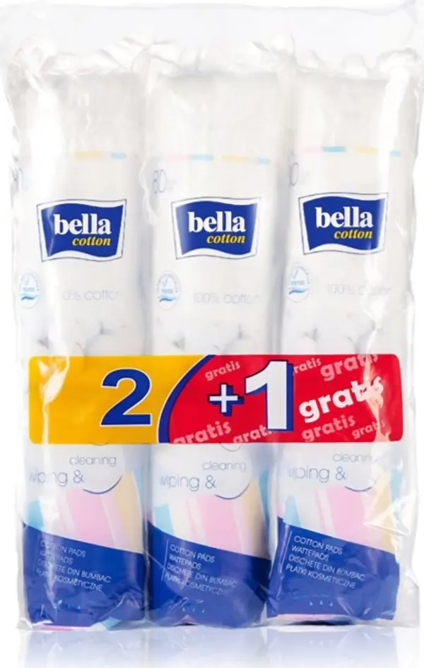 BELLA BELLA Cotton тампони за почистване на грим 240 бр.