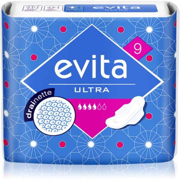BELLA BELLA Evita Ultra Drainette санитарни кърпи 9 бр.