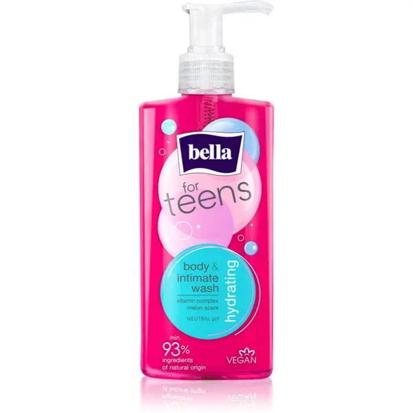 BELLA BELLA For Teens Body & Intimate Wash гел за интимна хигиена 250 мл.