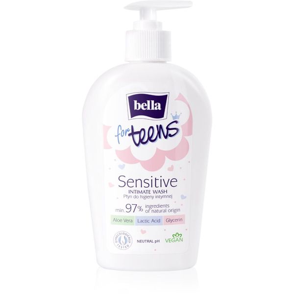 BELLA BELLA For Teens Sensitive гел за интимна хигиена за девойки 300 мл.
