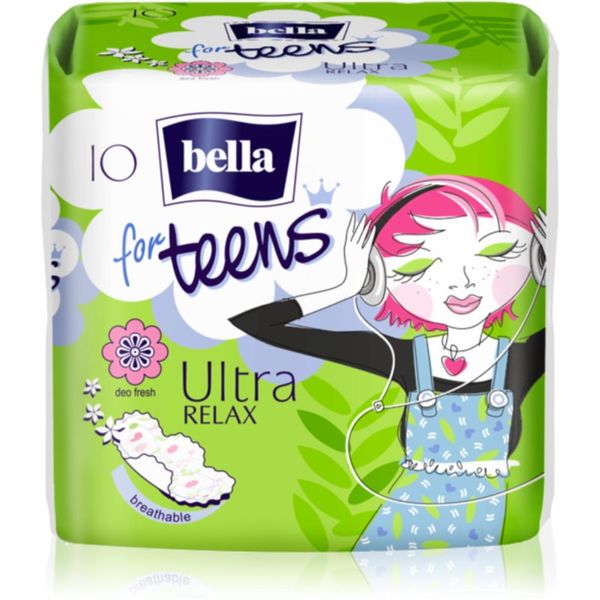 BELLA BELLA For Teens Ultra Relax санитарни кърпи за девойки 10 бр.