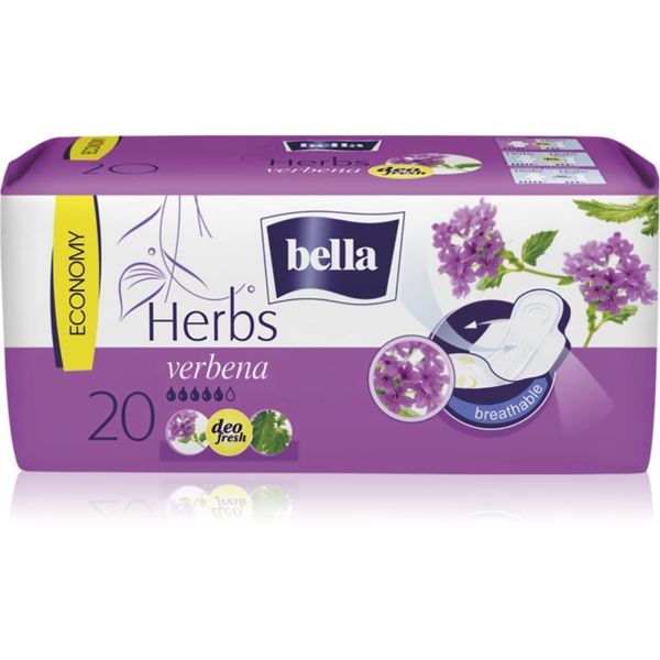 BELLA BELLA Herbs Verbena санитарни кърпи 20 бр.