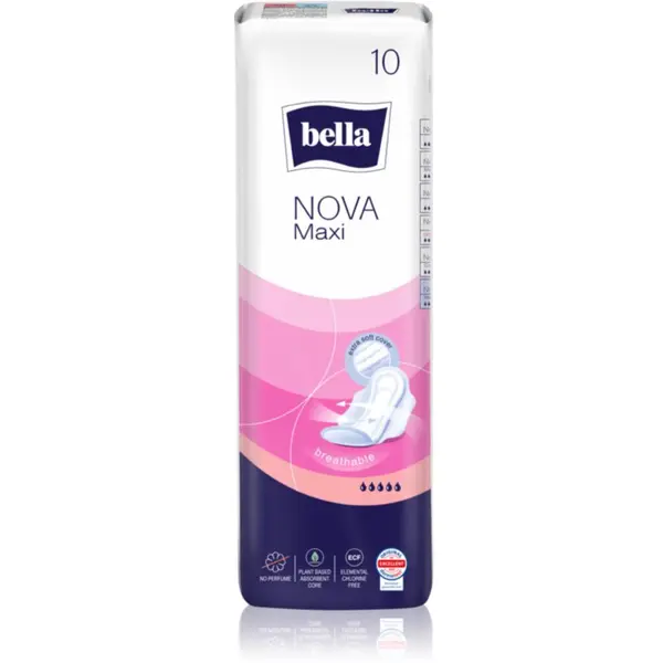 BELLA BELLA Nova Maxi санитарни кърпи 10 бр.