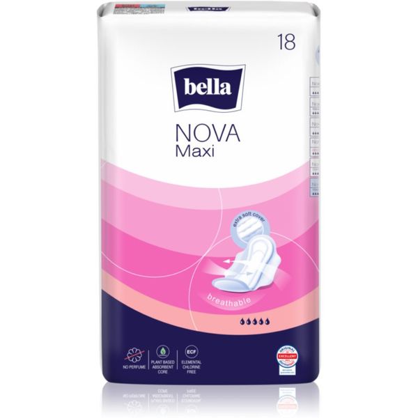 BELLA BELLA Nova Maxi санитарни кърпи 18 бр.