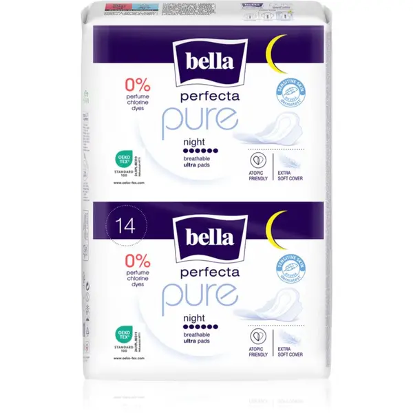 BELLA BELLA Perfecta Pure Night ултратънки дамски превръзки 14 бр.