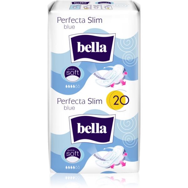 BELLA BELLA Perfecta Slim Blue санитарни кърпи 20 бр.
