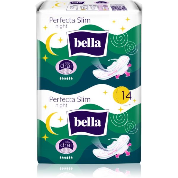BELLA BELLA Perfecta Slim Night санитарни кърпи 14 бр.