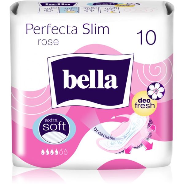 BELLA BELLA Perfecta Slim Rose санитарни кърпи 10 бр.