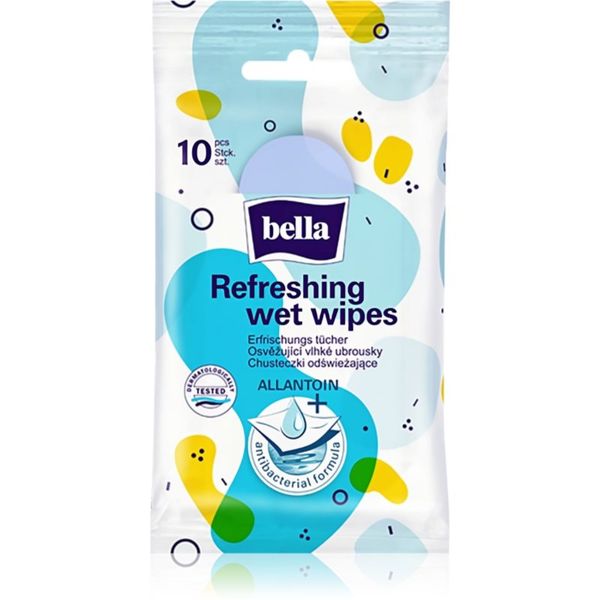 BELLA BELLA Refreshing wet wipes освежаващи мокри кърпички 10 бр.
