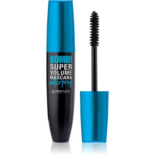 bellaoggi bellaoggi BOMB! Volume Mascara Waterproof водоустойчива спирала за обем цвят Black 15.5 мл.
